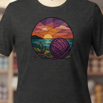 GeoSunset T-Shirt Dark Grey / XS