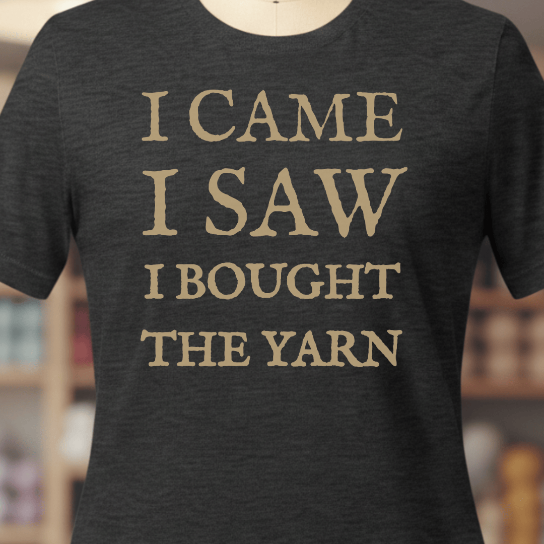 I Came, I Saw T-Shirt Dark Grey / XS