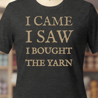 I Came, I Saw T-Shirt Dark Grey / XS