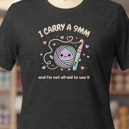 I Carry A 9mm T-Shirt Dark Grey / XS