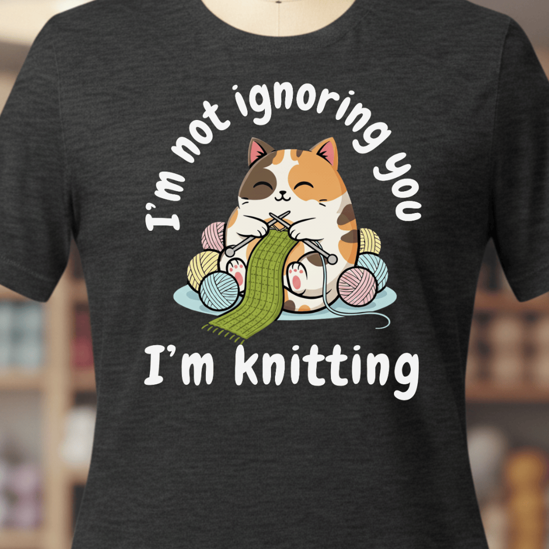 I'm Not Ignoring You T-Shirt Dark Grey / XS