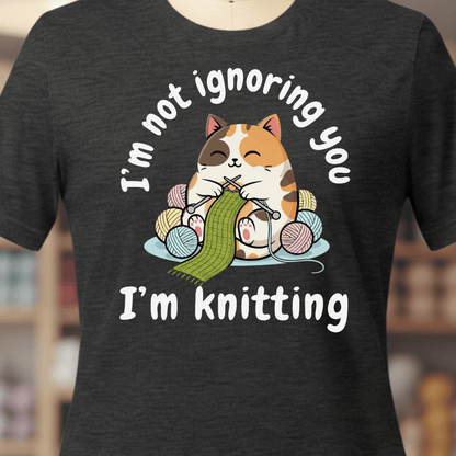 I'm Not Ignoring You T-Shirt Dark Grey / XS