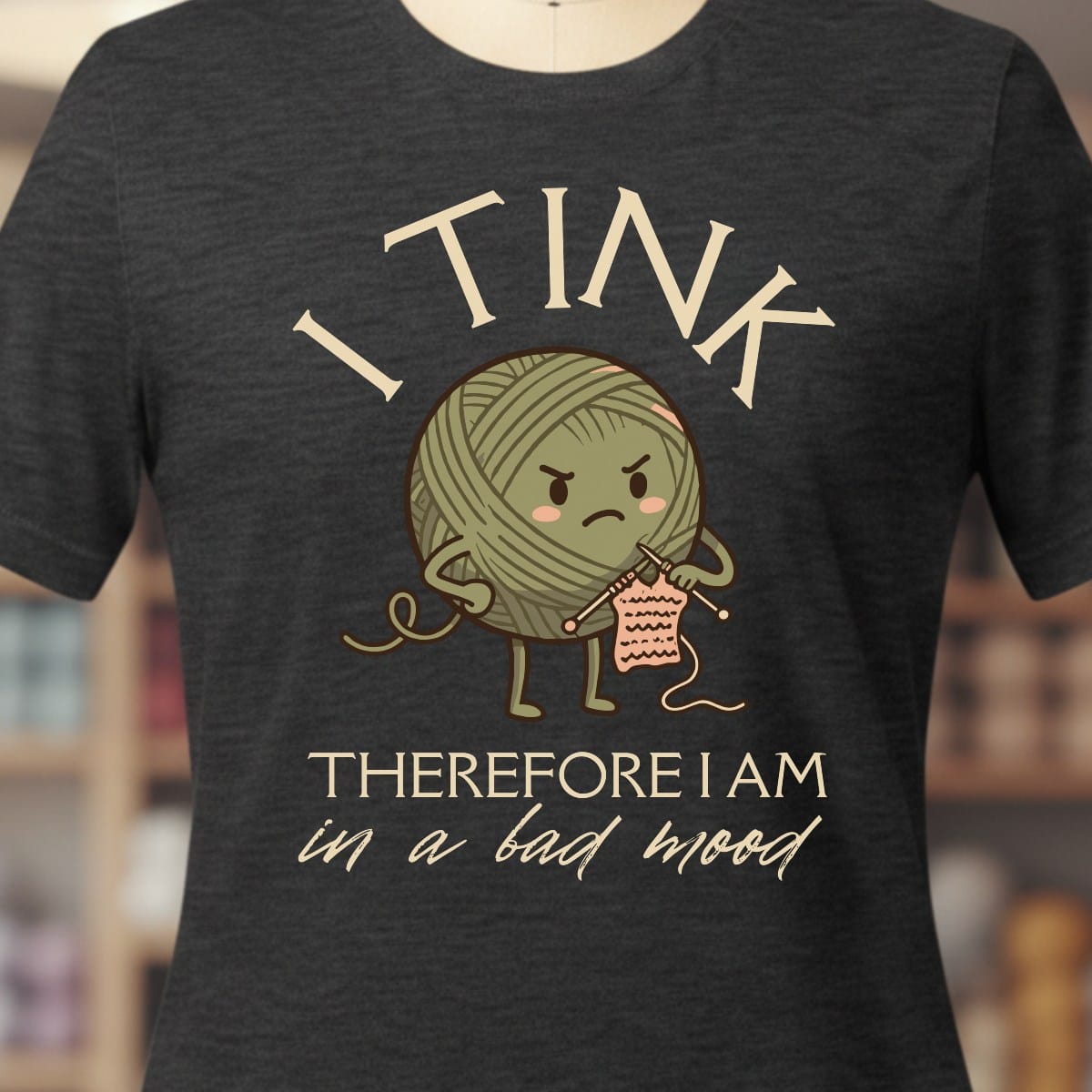 I Tink T-Shirt Dark Grey / XS