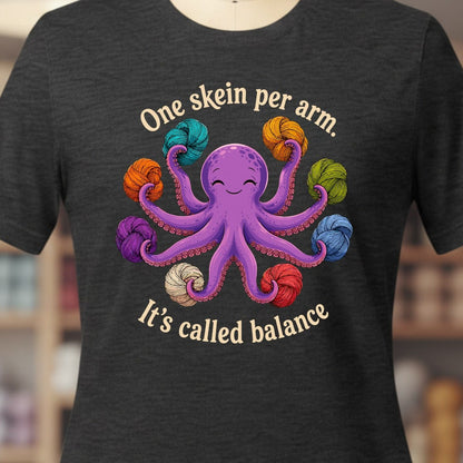 It's Called Balance T-Shirt Dark Grey / XS