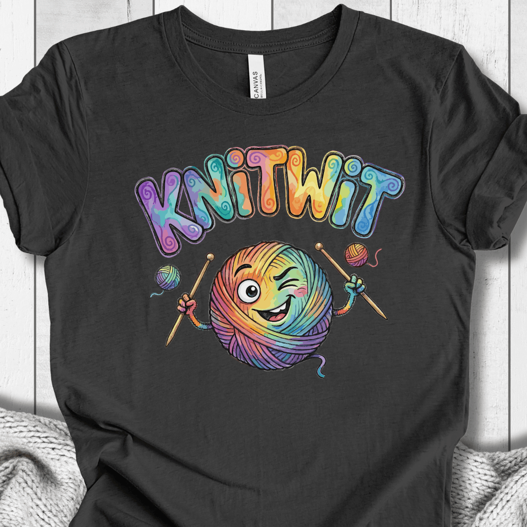 Knitwit T-Shirt Dark Grey / XS