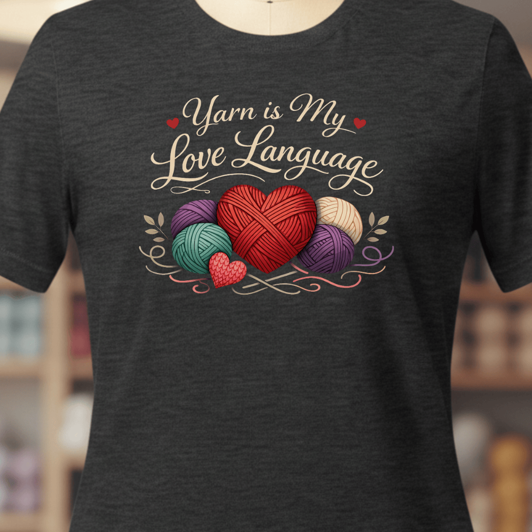 Love Language T-Shirt Dark Grey / XS