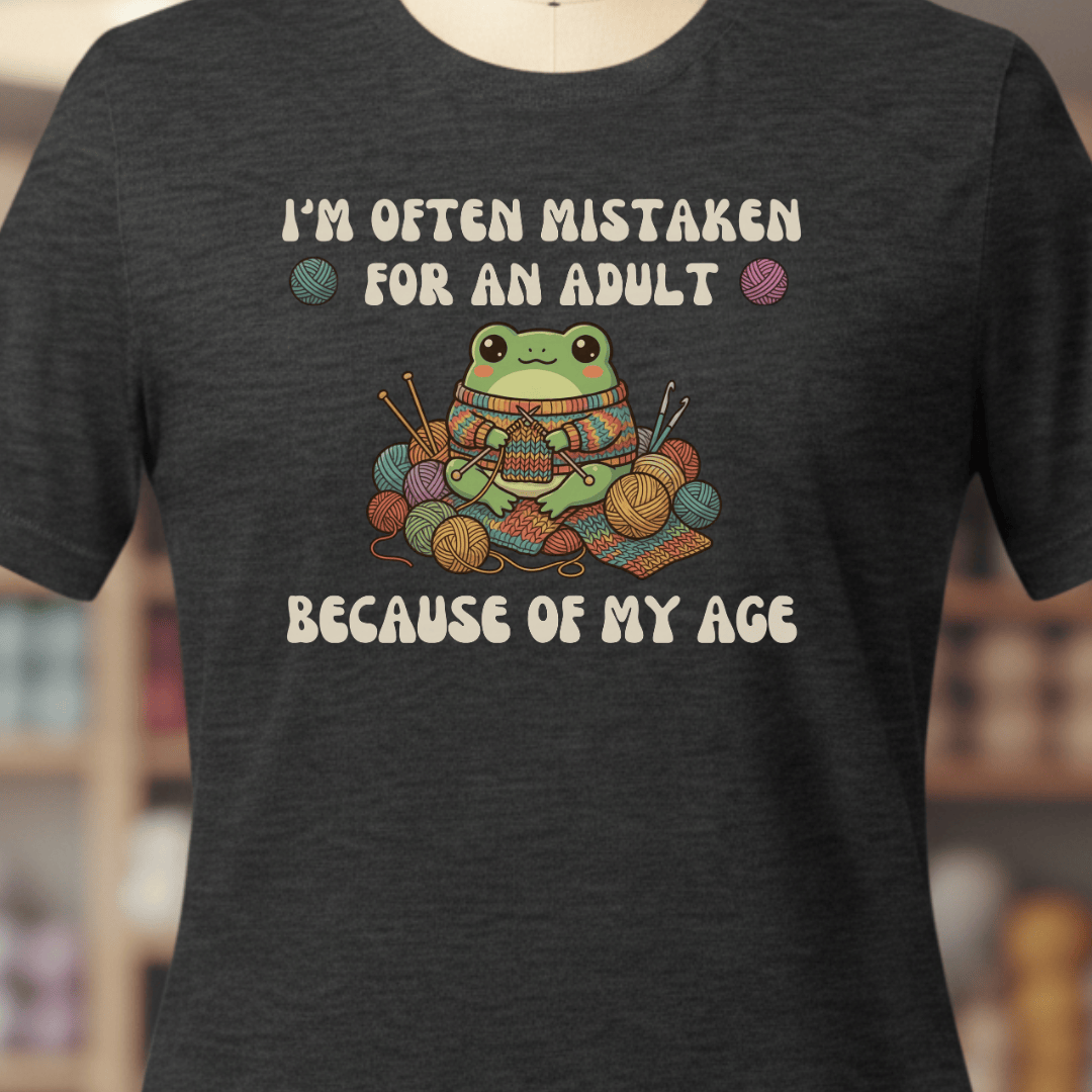 Mistaken For An Adult T-Shirt Dark Grey / XS