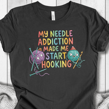 My Needle Addiction T-Shirt Dark Grey / XS