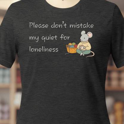 My Quiet T-Shirt Dark Grey / XS
