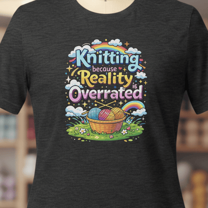 Reality is Overrated T-Shirt Dark Grey / XS