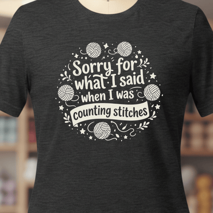 Sorry T-Shirt Dark Grey / XS