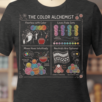 The Color Alchemist Yarn T-Shirt Dark Grey / XS