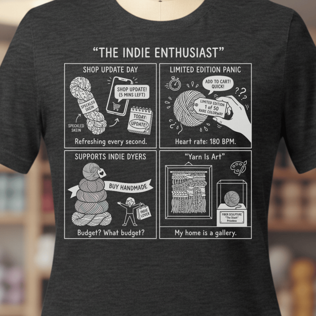 The Indie Enthusiast T-Shirt Dark Grey / XS