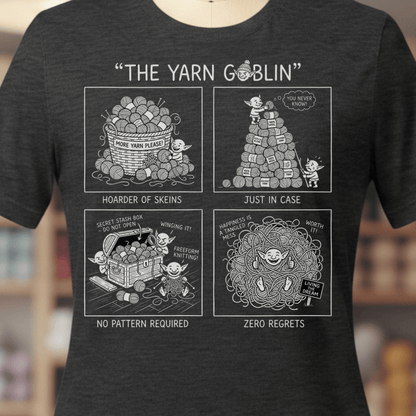 The Yarn Goblin T-Shirt Dark Grey / XS