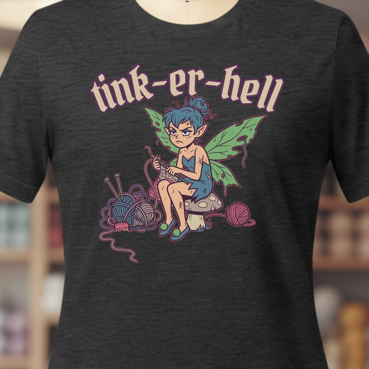 Tink-er-hell T-Shirt Dark Grey / XS