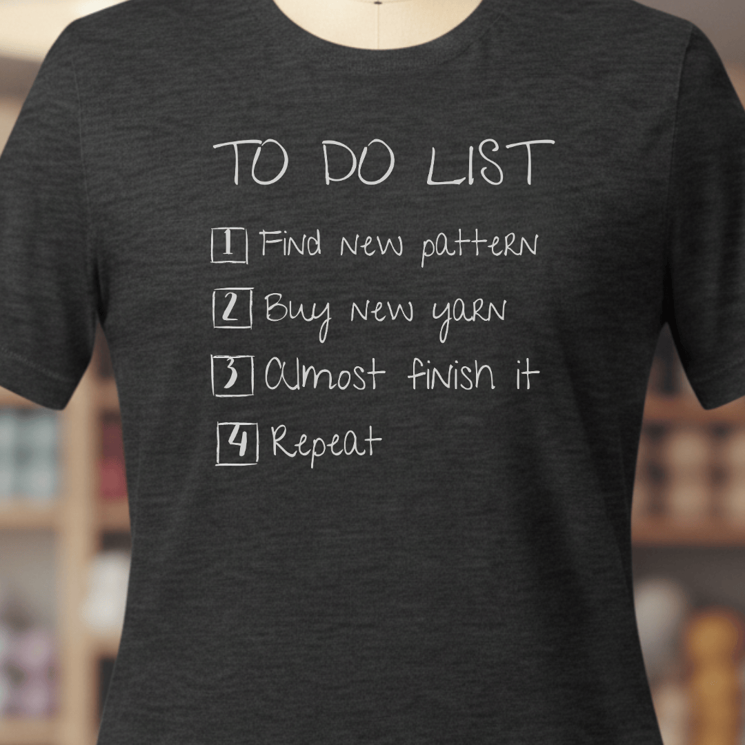 To Do List T-Shirt Dark Grey / XS