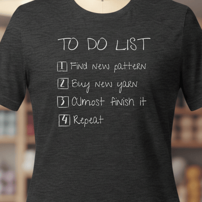 To Do List T-Shirt Dark Grey / XS