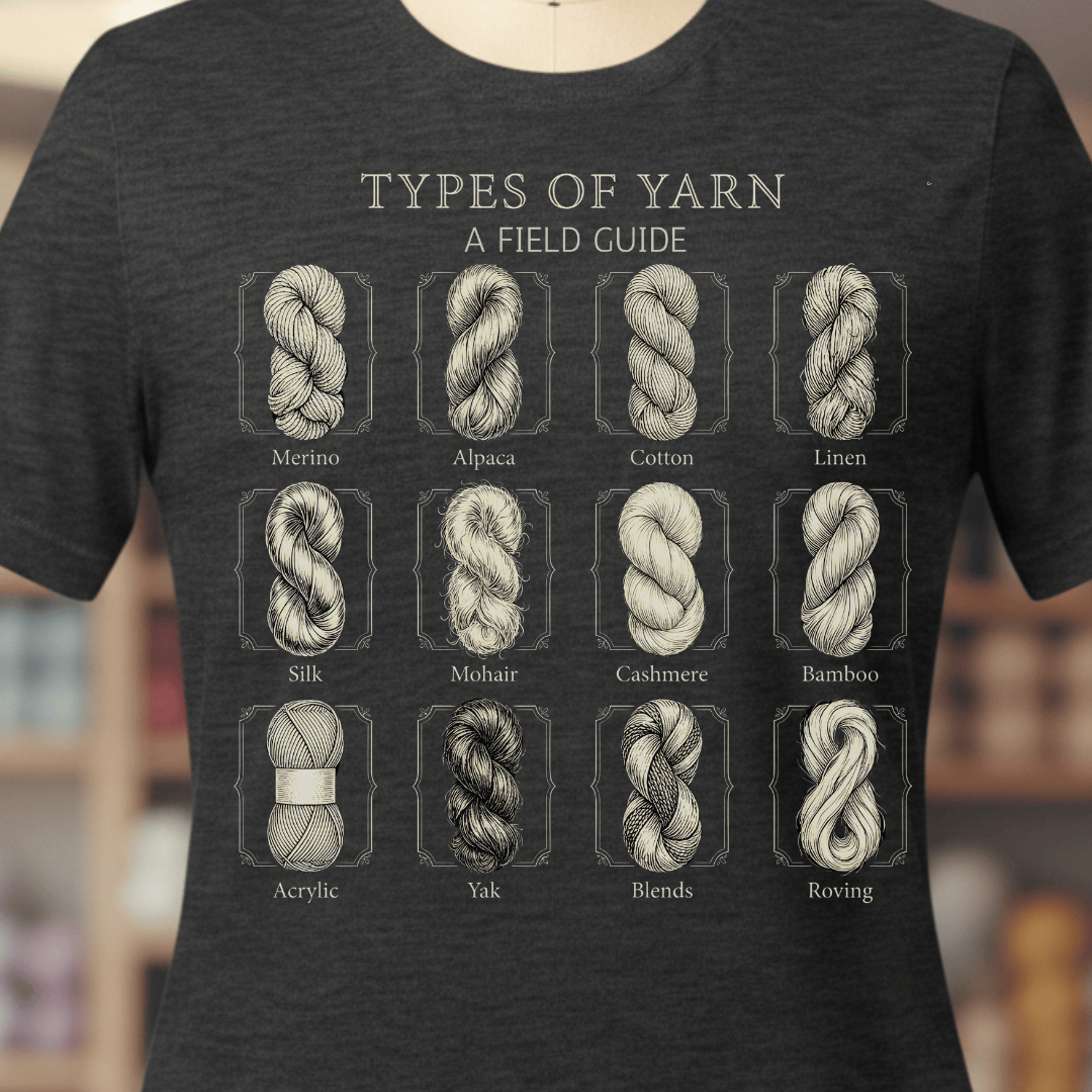 Types Of Yarn T-Shirt Dark Grey / XS