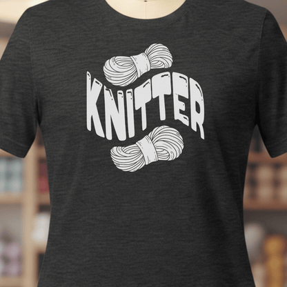 Warped Knitter T-Shirt Dark Grey / XS