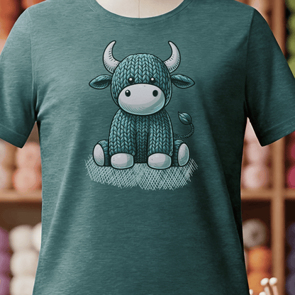 Bull Knit T-Shirt Deep Teal / S