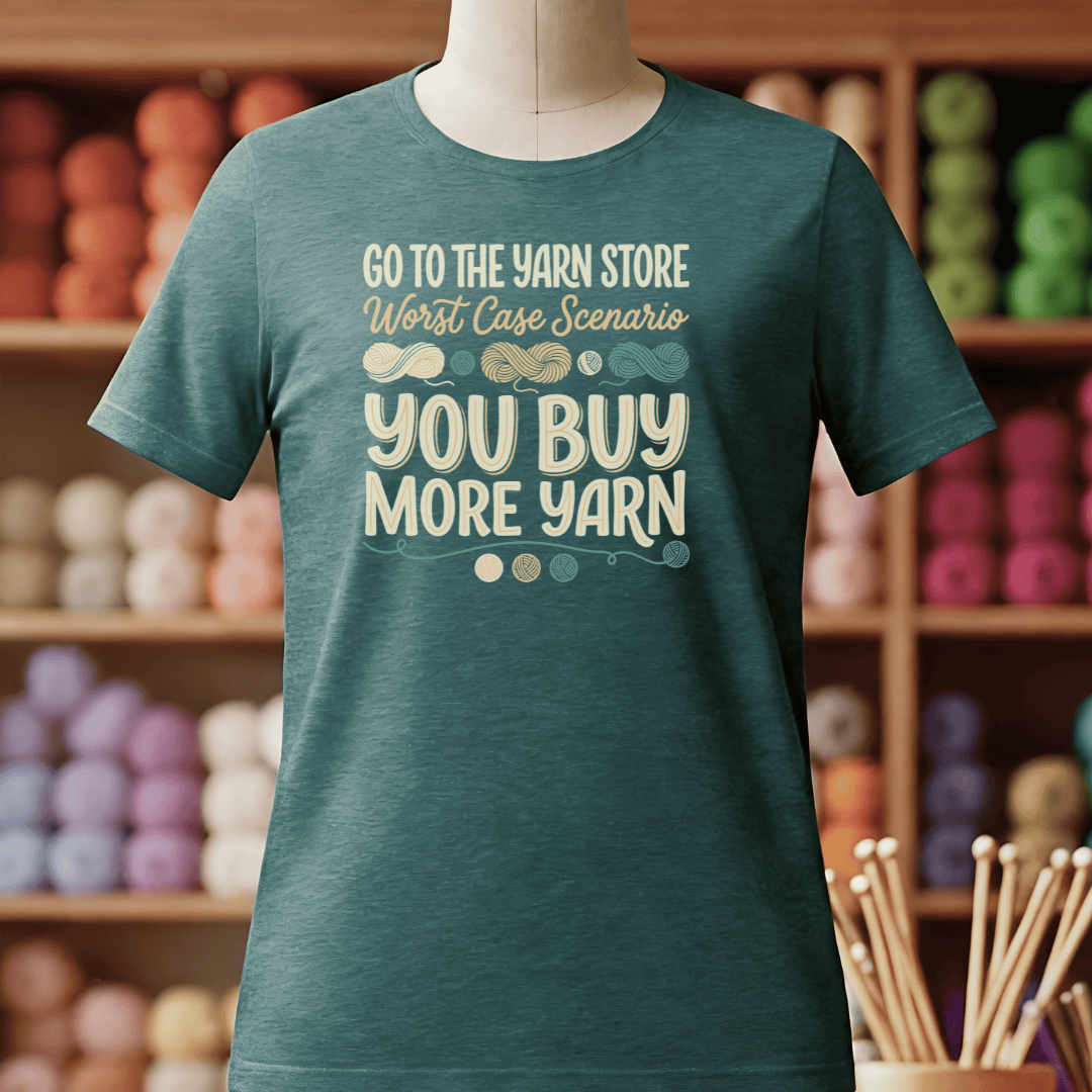 Buy More Yarn T-Shirt Deep Teal / S