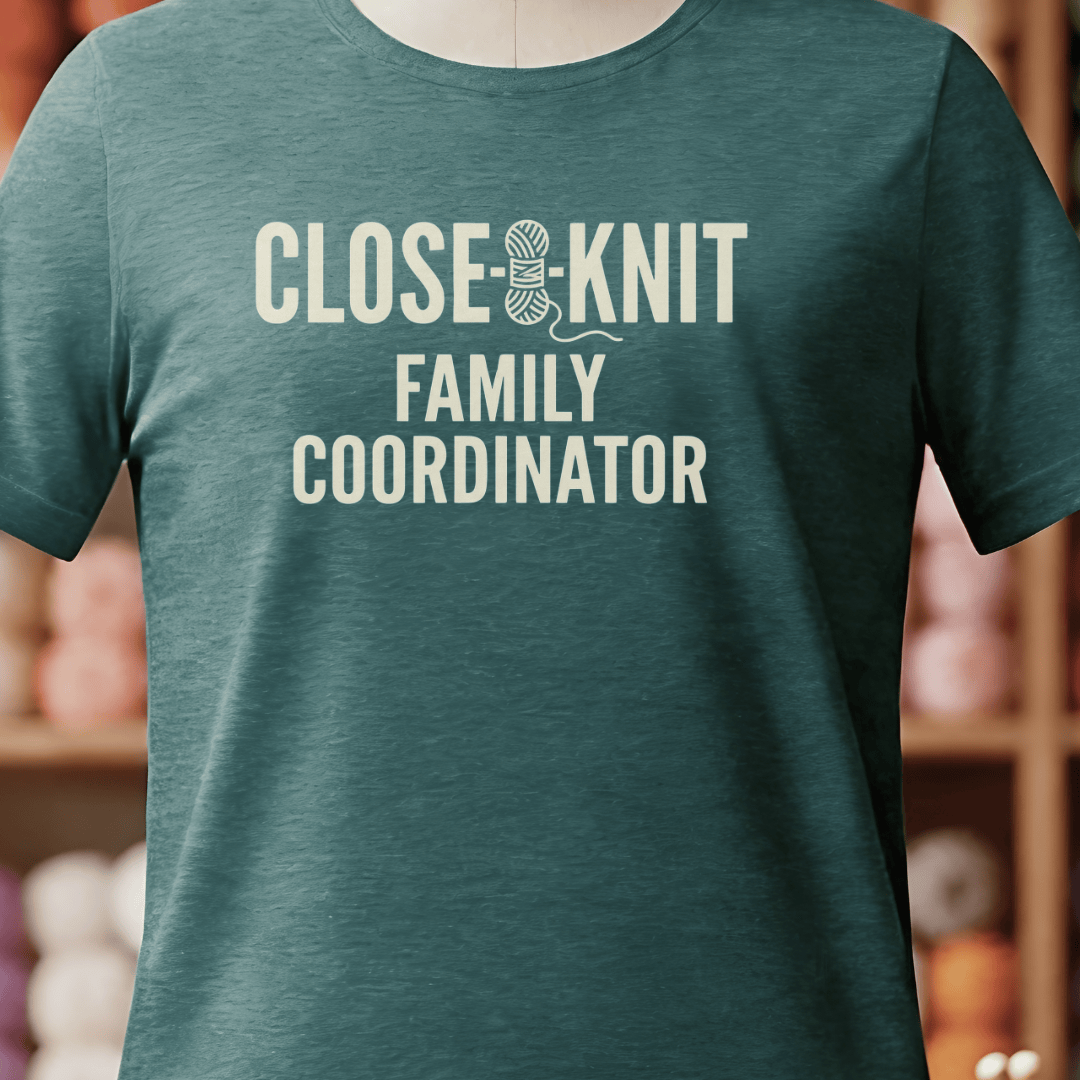 Close Knit Family T-Shirt Deep Teal / S