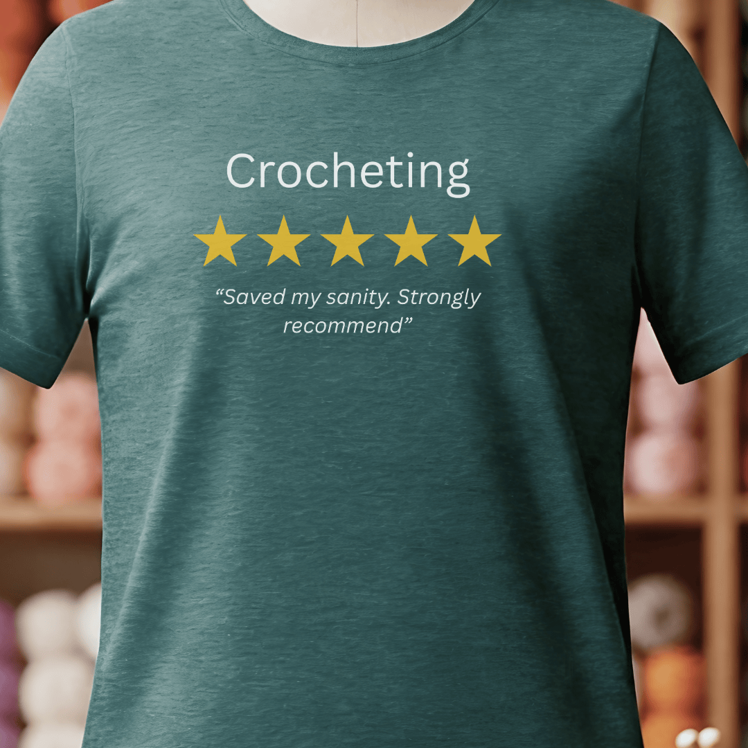 Crocheting Review T-Shirt Deep Teal / S