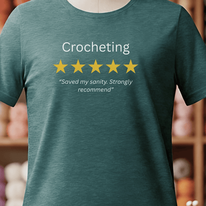 Crocheting Review T-Shirt Deep Teal / S