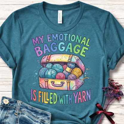 Emotional Baggage T-Shirt Deep Teal / S