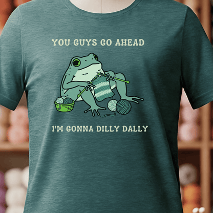 Frog Dilly Dallying T-Shirt Deep Teal / S