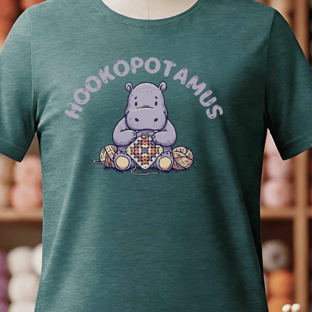 Hookopotamus T-Shirt Deep Teal / S