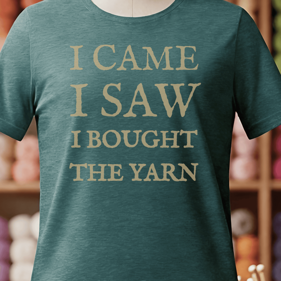 I Came, I Saw T-Shirt Deep Teal / S