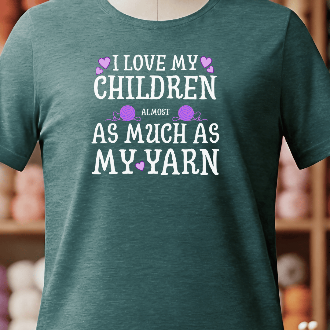 I Love My Children T-Shirt Deep Teal / S