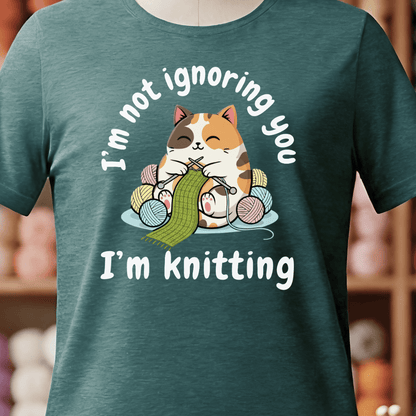 I'm Not Ignoring You T-Shirt Deep Teal / S