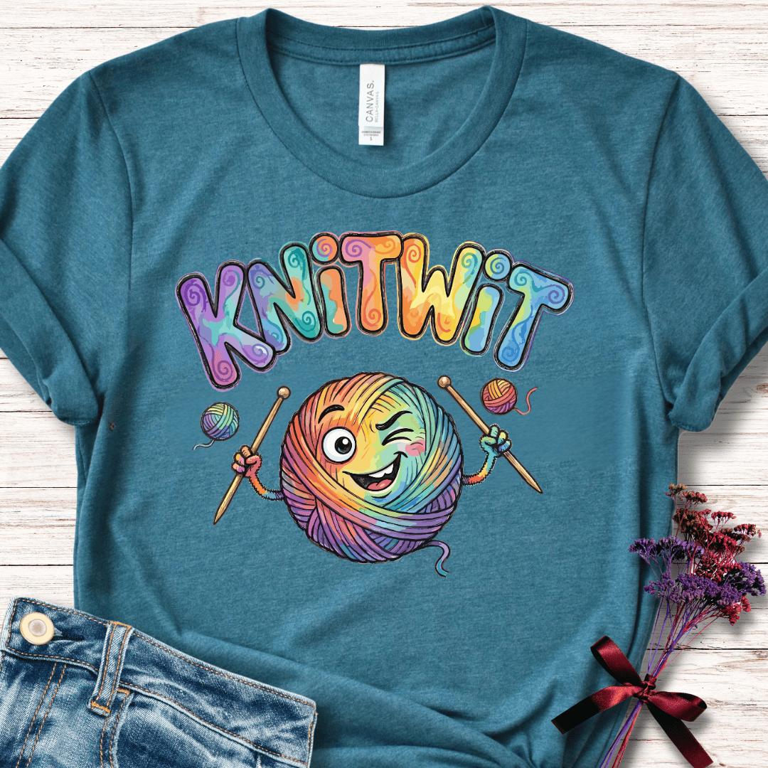 Knitwit T-Shirt Deep Teal / S