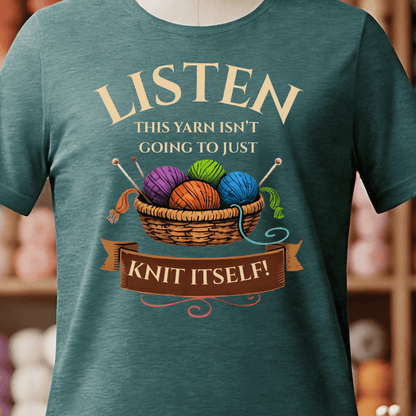 Listen T-Shirt Deep Teal / S