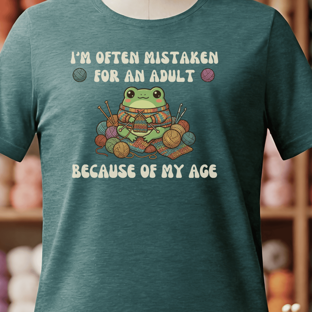 Mistaken For An Adult T-Shirt Deep Teal / S