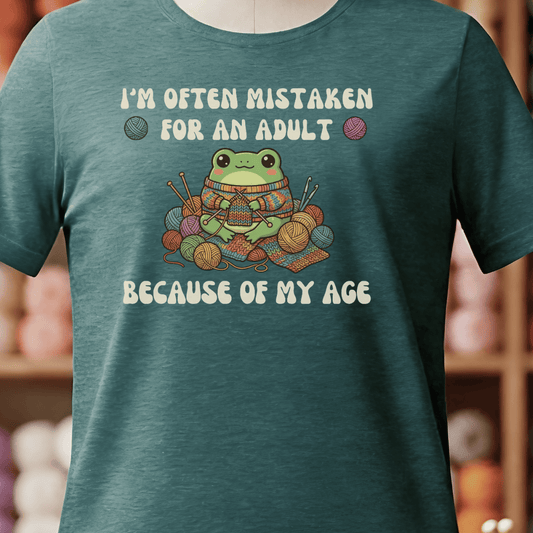 Mistaken For An Adult T-Shirt Deep Teal / S