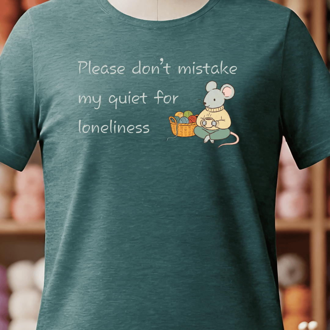 My Quiet T-Shirt Deep Teal / S