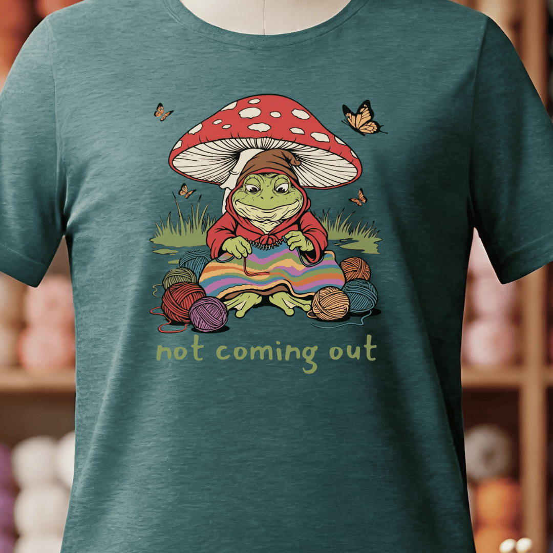 Not Coming Out T-Shirt Deep Teal / S