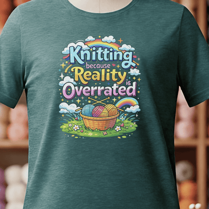Reality is Overrated T-Shirt Deep Teal / S