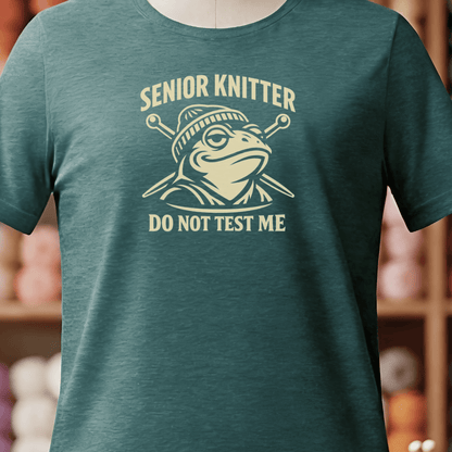 Senior Knitter T-Shirt Deep Teal / S
