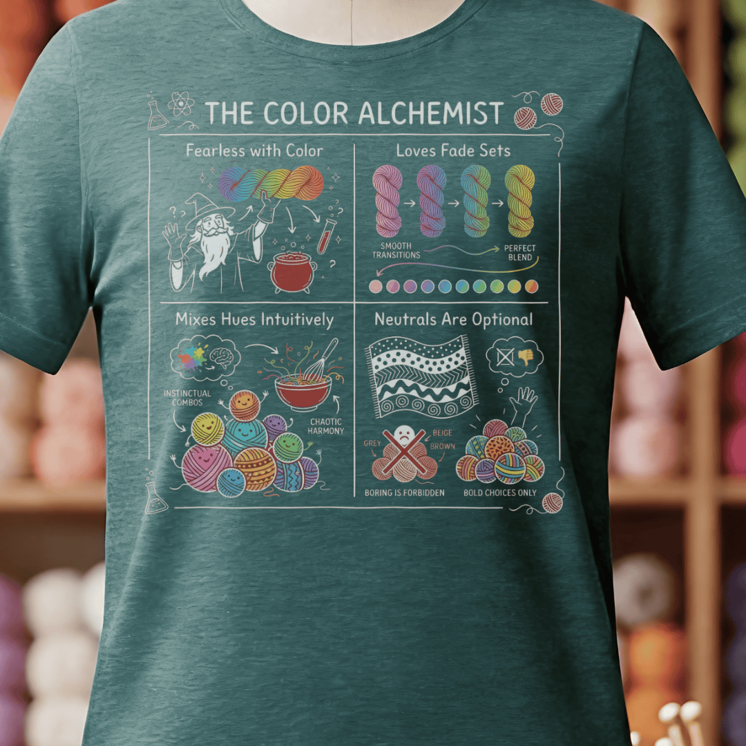 The Color Alchemist Yarn T-Shirt Deep Teal / S