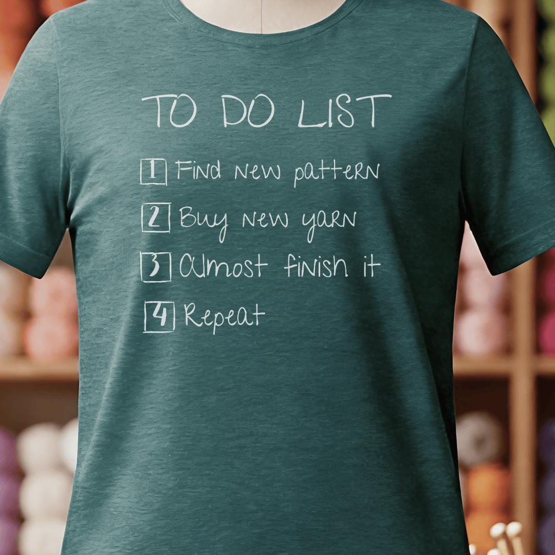 To Do List T-Shirt Deep Teal / S