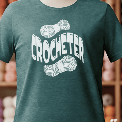 Warped Crocheter T-Shirt Deep Teal / S