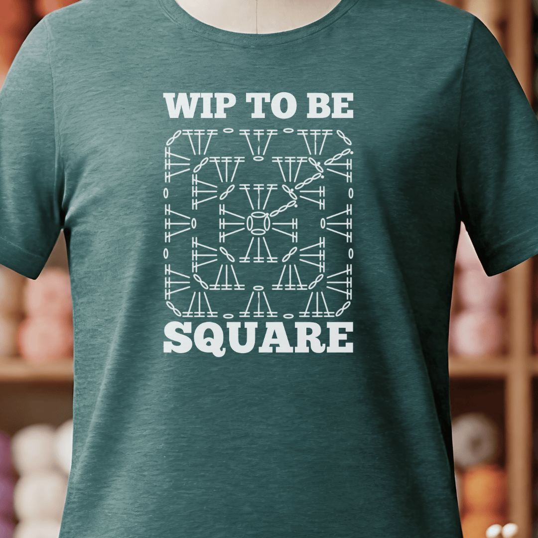 WIP to be Square T-Shirt Deep Teal / S