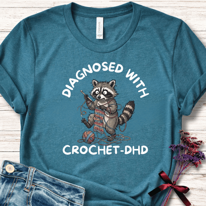 Crochet-DHD T-Shirt Heather Deep Teal / S