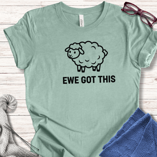 Ewe Got This T-Shirt Heather Prism Dusty Blue / XS