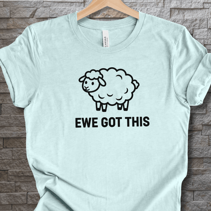 Ewe Got This T-Shirt Heather Prism Ice Blue / XS