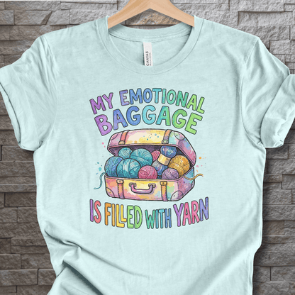 Emotional Baggage T-Shirt Ice Blue / XS